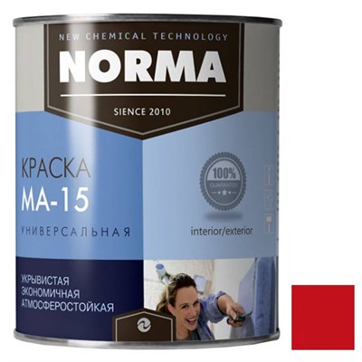 Краска масляная Novocolor МА-15 Норма красная 2 кг tE3yMIGBixDkgJioIToLo2 - фото 51589