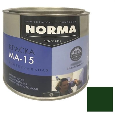 Краска масляная Novocolor МА-15 Норма ГОСТ-71 зеленая 2 кг MhJE2lAAgMjw7g96Vrant1 - фото 51620