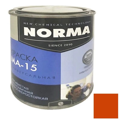 Краска масляная Novocolor МА-15 Норма ГОСТ-71 сурик железный 1 кг C4MyzCcbjC1SOOefduSpp1 - фото 51645