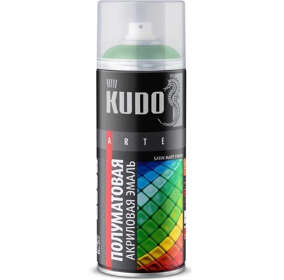 Эмаль аэрозольная универсальная Kudo KU-0A6002 Satin Ral 6002 зеленая листва 520 мл 000016131 - фото 51670