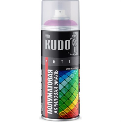 Эмаль аэрозольная универсальная Kudo KU-0A4010 Satin Ral 4010 фуксия 520 мл 000016106 - фото 51679