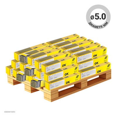 Электроды ESAB ОК 46.00Р ⌀ 5,0 мм, паллет 1016,4 кг (пачки по 6,6 кг) DI5A4Bm6h5ncGFKsVaFra0 - фото 51964