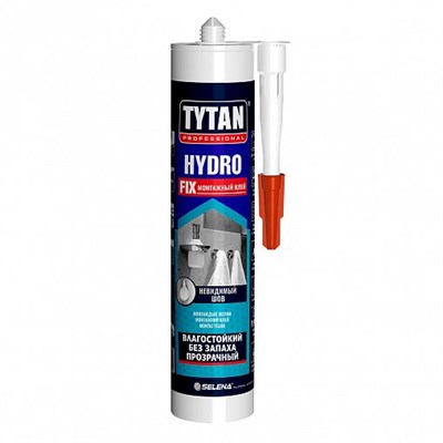 Клей монтажный акрилатный Tytan Professional Hydro Fix 10774, 310 мл, прозрачный d1YO436CjuEJ2BS7C0QqH3 - фото 51987