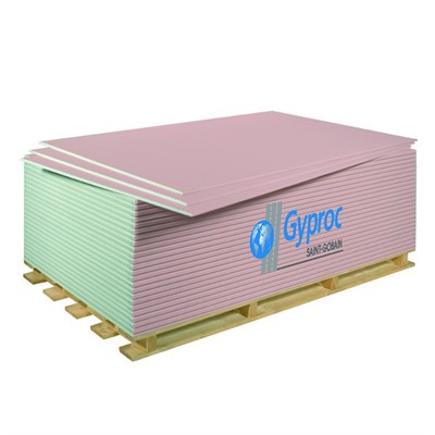 Гипсокартон Gyproc 2500х1200х12,5 Огнестойкий ГКЛО-УК 521194 - фото 52648