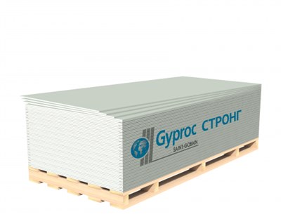 Гипсокартон Гипрок Стронг 2500х1200х15 мм 1JsbNCfIiRQij3Mg30GFO3 - фото 52789