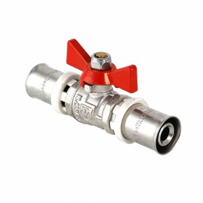 Кран шаровый 16 VALTEC п/пресс рукоятка бабочка 522003766884468216779552531238