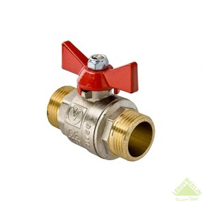 Кран шаровый 1" нар/нар VALTEC BASE рукоятка бабочка 522003766884468216779552531224