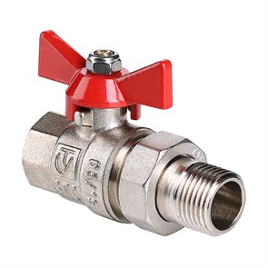 Кран шаровый 1/2" нар/нар VALTEC BASE с полусгоном 522003766884468216779552531177