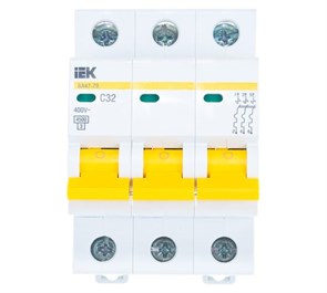 Выключатель автоматический трехполюсный 32А C ВА47-29 4.5кА X56AJQDOjNg7NjpzdXXNI2