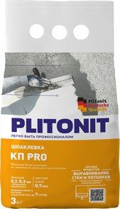 PLITONIT КПpro Финишная шпаклевка на полимерной основе для стен и потолков 3 кг  (224шт/подд.) YatR9-5HhuYpNeRWkkPGQ3