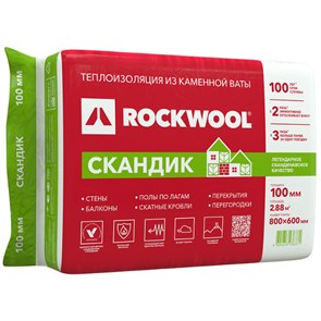 Базальтовая вата Rockwool Лайт Баттс Скандик 800х600х100 мм (6шт/2,88м2/0.288м3) 5uMAlGhMhErBbkomHsxJD3