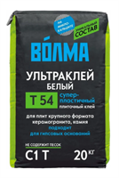 ВОЛМА Ультраклей 20кг белый 30001912
