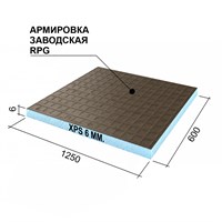 RPG Basic 1250х600х6 mm #1 3301