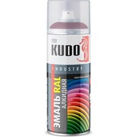 Эмаль аэрозольная универсальная Kudo KU-03005 Ral 3005 винно-красная 520 мл 000016093